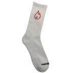 FIREBLOOD Sports Socks White detail Fireblood sports socks