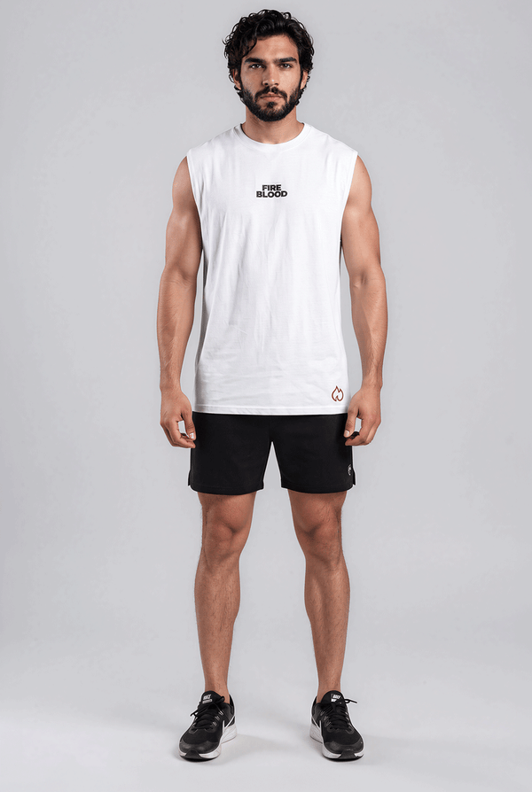 FIREBLOOD Vest — White detail 2