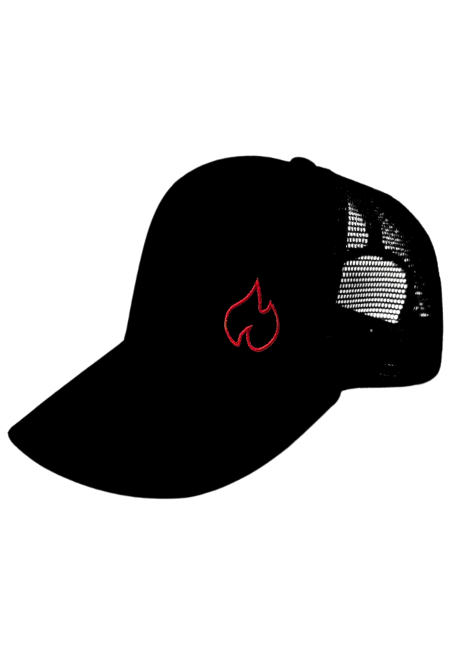 FIREBLOOD CAP front view Fireblood cap