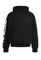 FIREBLOOD Hoodie — Black front view