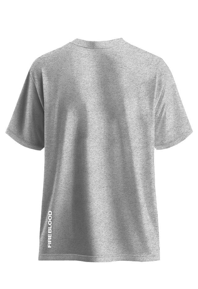 FIREBLOOD Active Tee Grey detail Fireblood men's t shirt