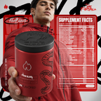 Fireblood with supplement facts panel