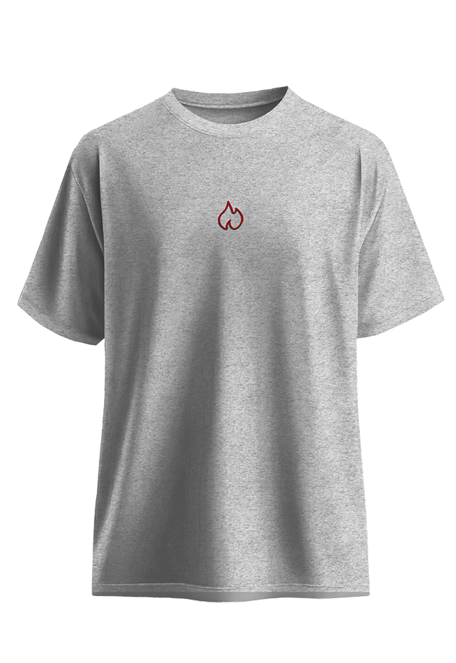 FIREBLOOD Active Tee Grey lifestyle Fireblood men's t shirt