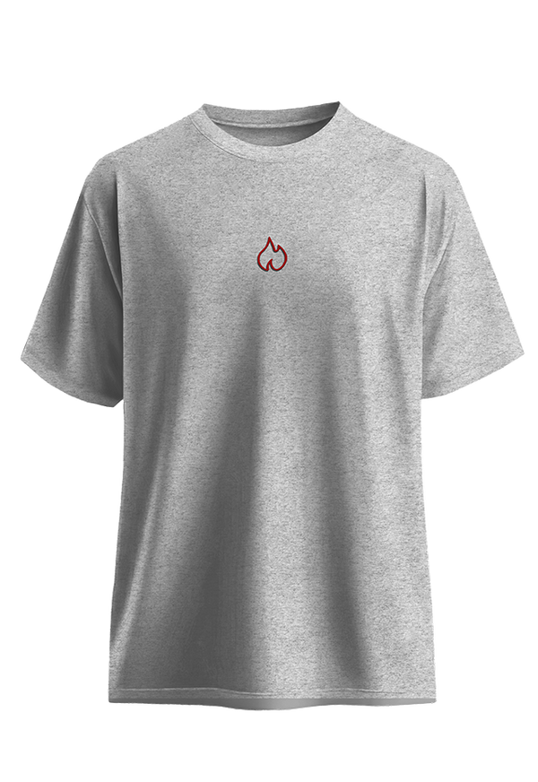 FIREBLOOD Active Tee Grey lifestyle Fireblood men's t shirt