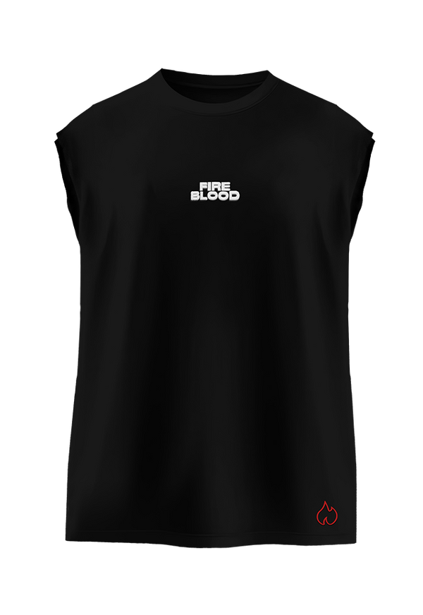 FIREBLOOD Vest — Black front view