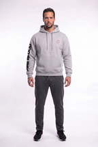 FIREBLOOD Hoodie — Grey detail 5