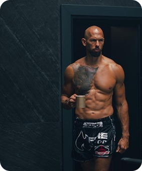 Andrew Tate, CEO and kickboxing world champion